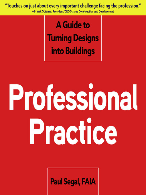 Title details for Professional Practice by Paul Segal - Available